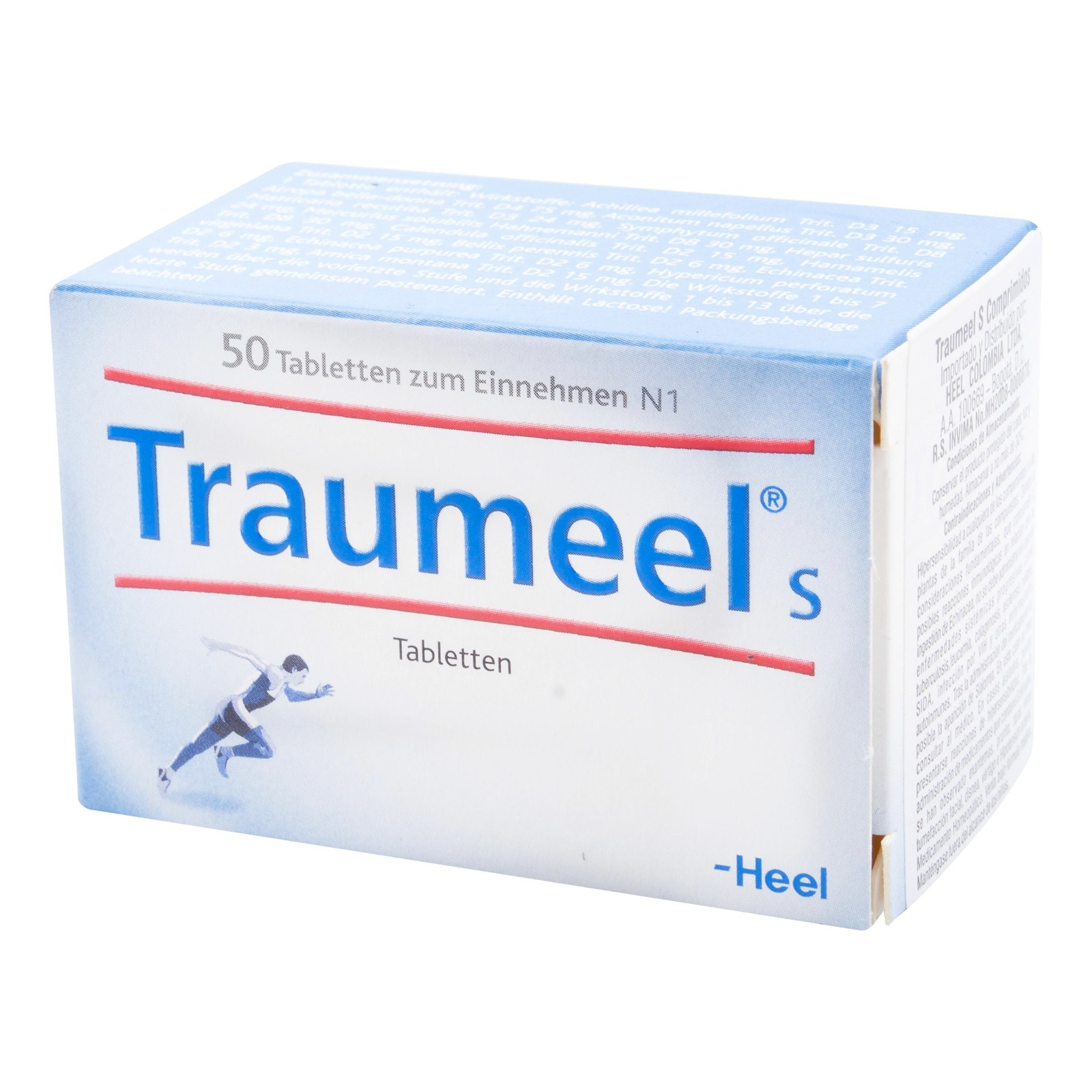 TRAUMEEL FRASCO 50 TABLETAS