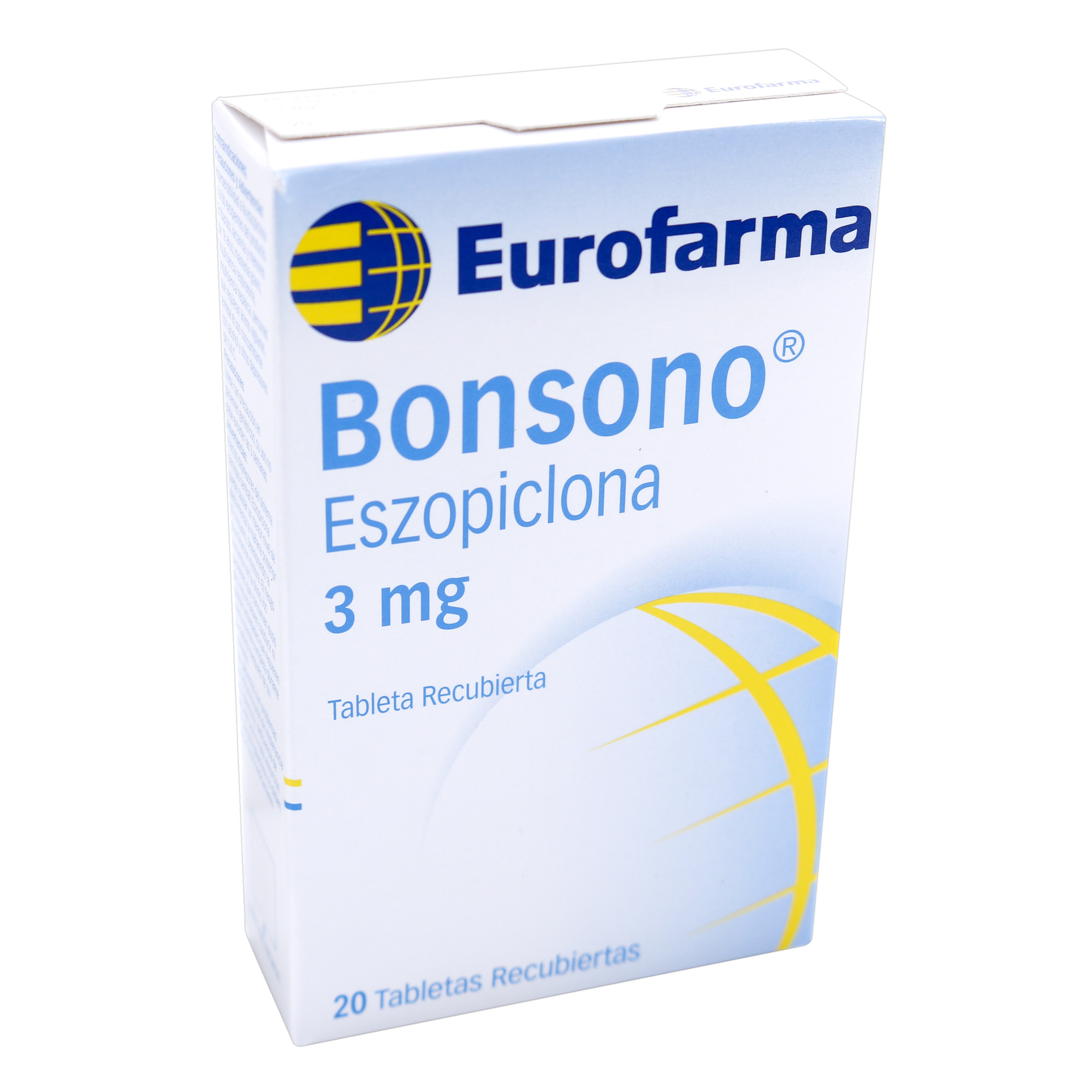BONSONO 3 MG (ESZOPICLONA) 20 TABLETAS EU