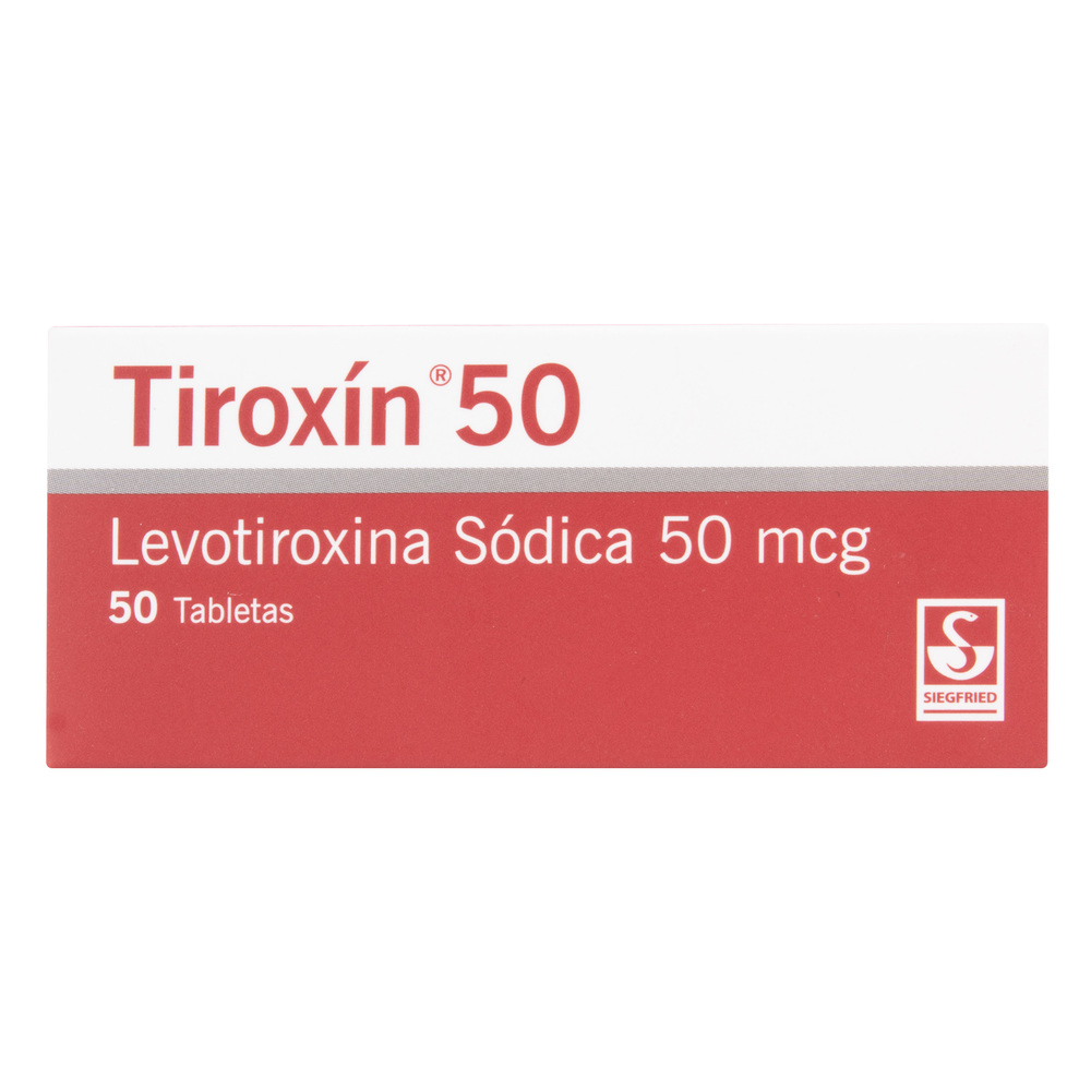 (F) TIROXIN 50 MG 50 TABLETAS