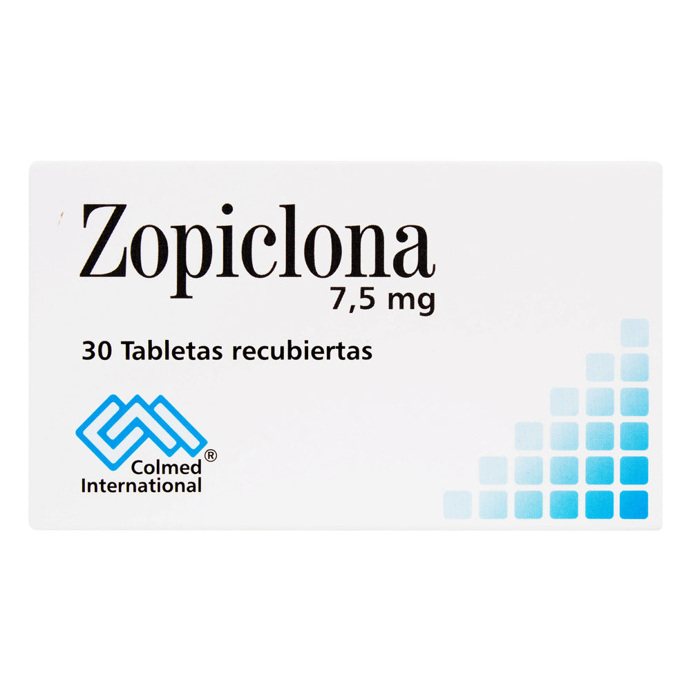(F) ZOPICLONA 7.5 MG 30 TABLETAS PC - 10 UNIDADES