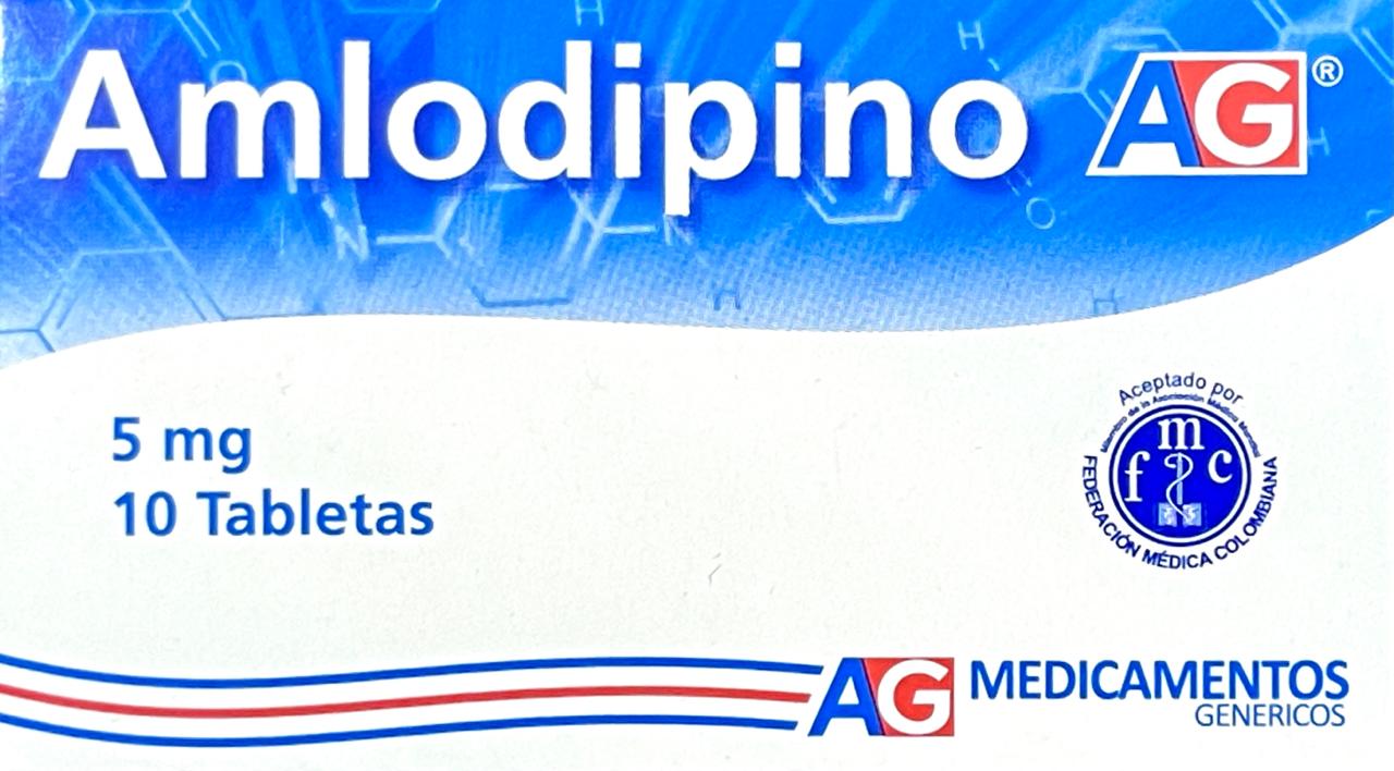 AMLODIPINO 5 MG 10 TABLETAS AG