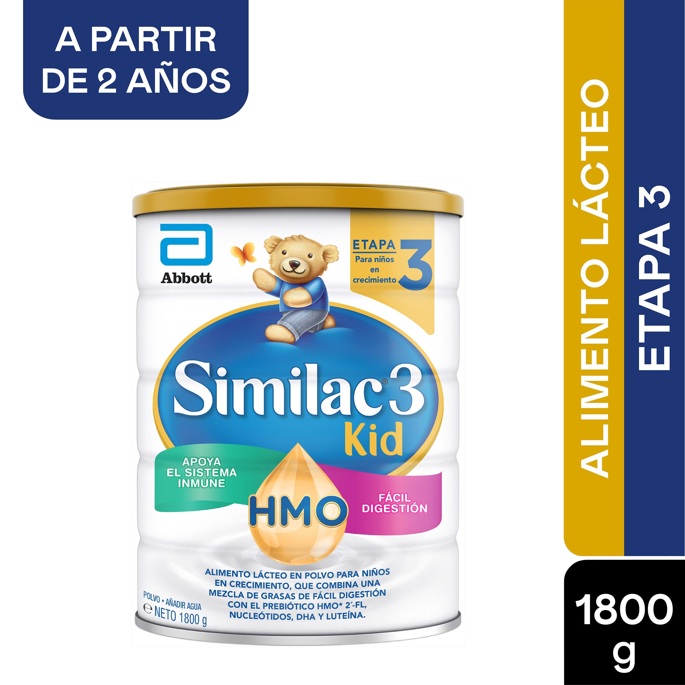 SIMILAC 3 KIDS HMO 1800 GR(EXH) - Uno A Droguerias