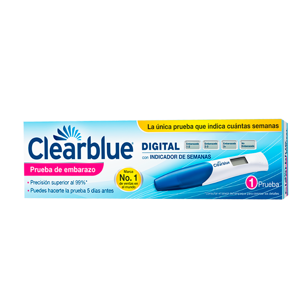 Prueba embarazo clear online blue