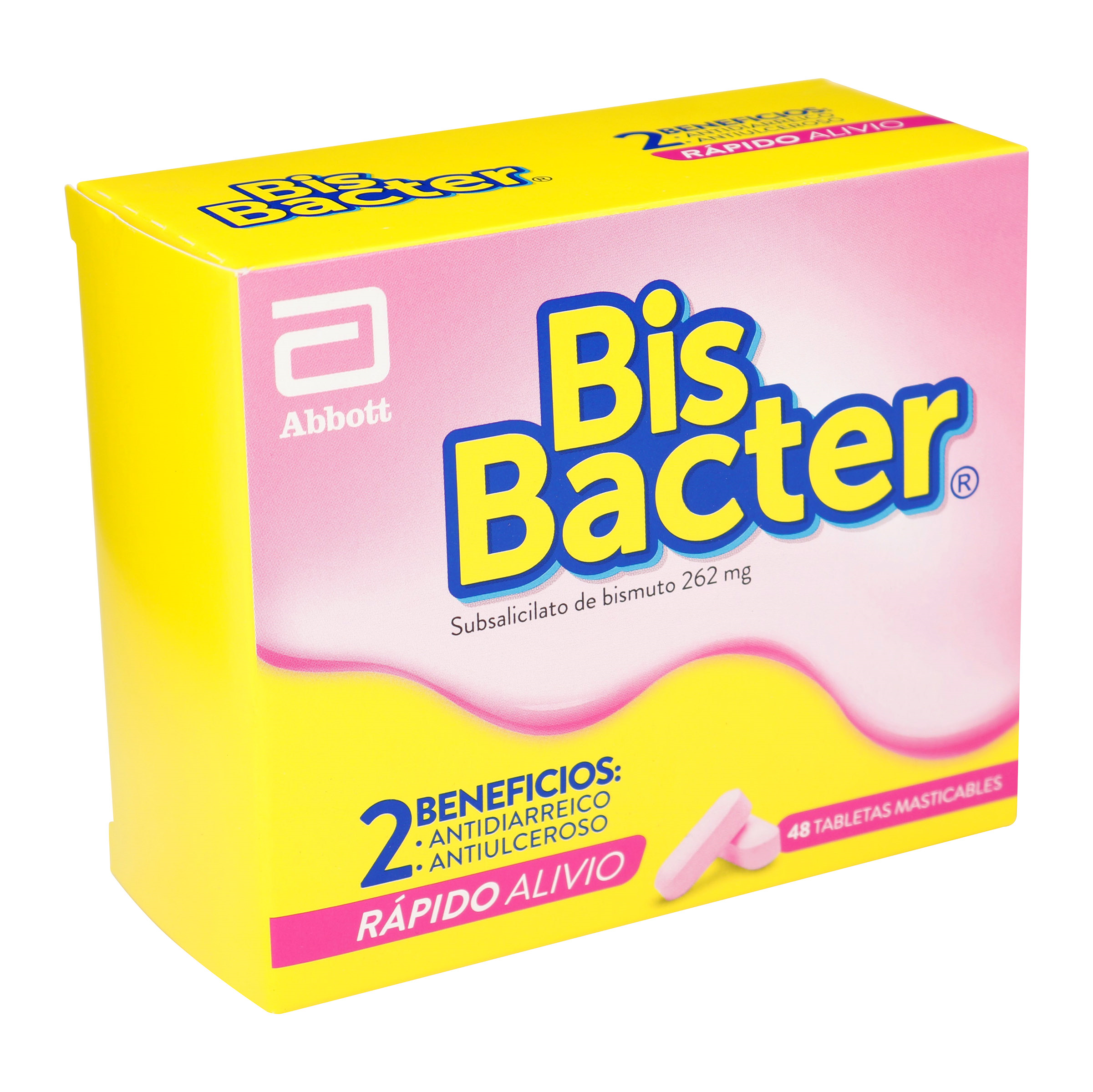 (F) BISBACTER 262 MG 48 TABLETAS - (EXH1) (S) - 6 UNIDADES