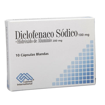 Diclofenaco 100mg + hidróxido de aluminio 10 cápsulas — Procaps