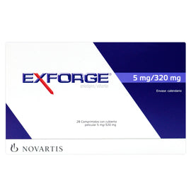 EXFORGE 320-5 MG 28 TABLETAS