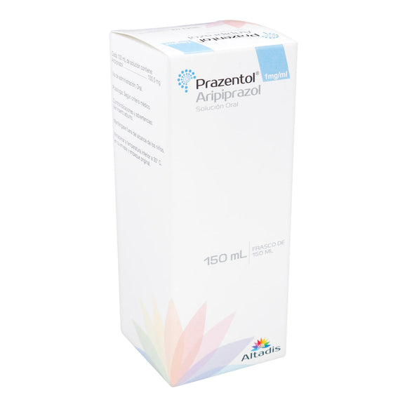 Prazentol Aripiprazol 1 mg/ml Solución Oral x 150 ml