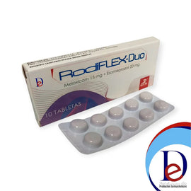 Rodiflex Duo Meloxicam Esomeprazol 10 tabletas — Ruecam