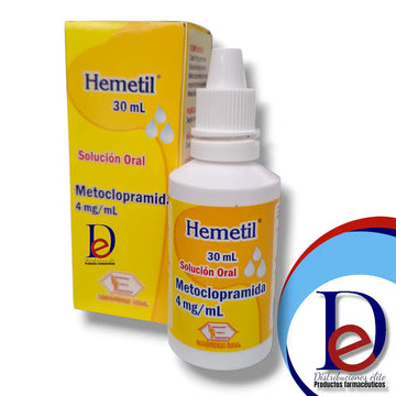 Hemetil Gotas 30 ml metoclopramida 4mg/ml — Bioquifar