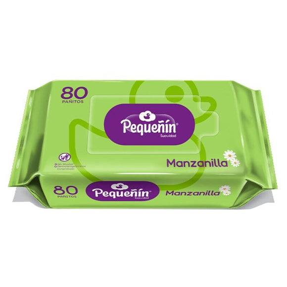 Pañitos húmedos Pequeñín manzanilla — Familia
