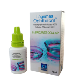 Ophthacril Hidroxipropilmetilcelulosa 0.3% gotas oftálmicas 15ml — Especialidades Oftalmológicas