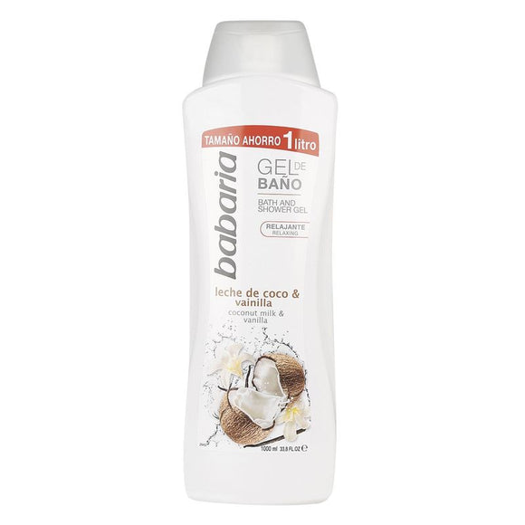 Gel de Bano Coco-Vainilla Babaria 1000 ml