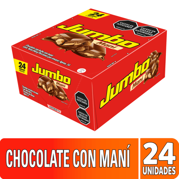 Chocolatina Jumbo Maní Mediana 35 gr — Comercial Nutresa