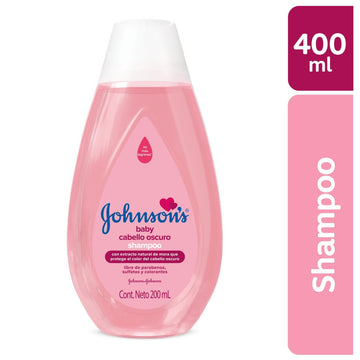 Shampoo Johnson's Baby Cabello Oscuro 400 ml