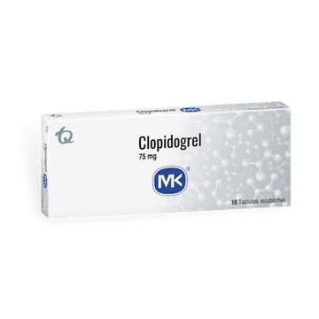 Clopidogrel 75mg 30 Tabletas — Tecnoquímicas mk