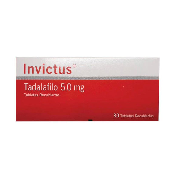 Invictus Tadalafilo 5 mg 30 Tabletas Siegfried