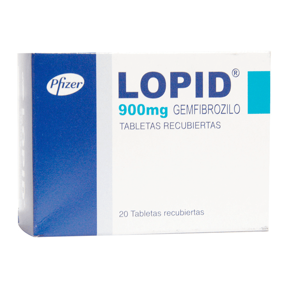 Lopid 900mg gemfibrozilo 20 tabletas recubiertas — Viatris