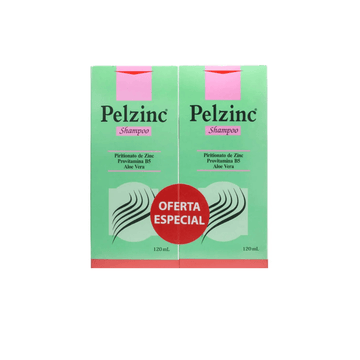 Shampoo Pelzinc 120 ml x 2 unidades — Farma de Colombia