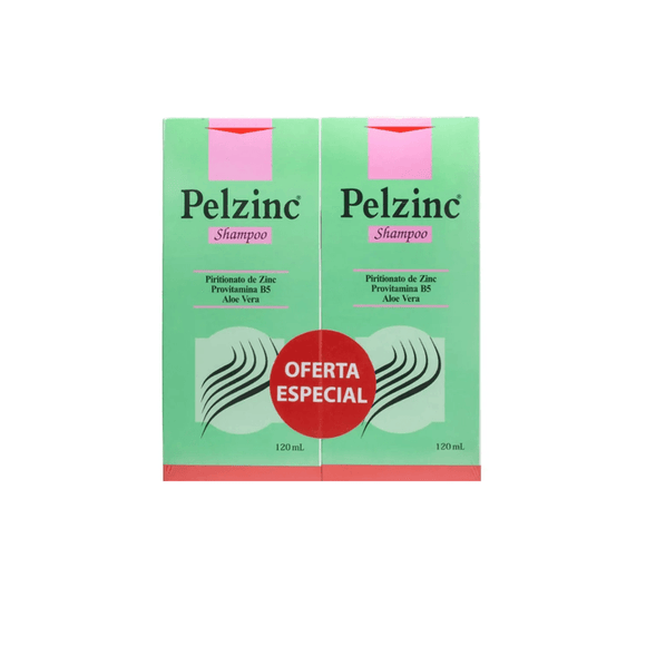 Shampoo Pelzinc 120 ml x 2 unidades — Farma de Colombia