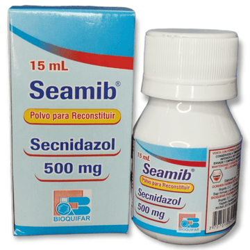Seamib secnidazol 500mg suspensión 15ml — Bioquifar