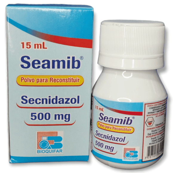 Seamib secnidazol 500mg suspensión 15ml — Bioquifar