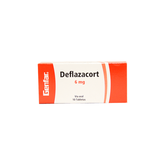 Deflazacort 6mg 10 tabletas — Genfar S.A.