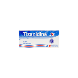 Tizanidina 4mg 20 tabletas — Lafrancol