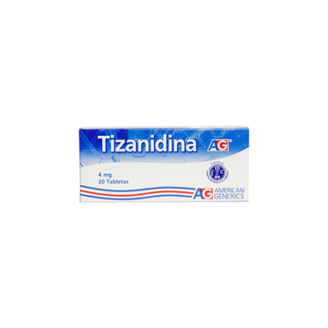 Tizanidina 4mg 20 tabletas — Lafrancol