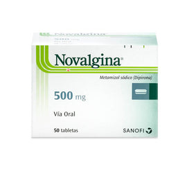 Novalgina 500mg 50 Tabletas Metamizol