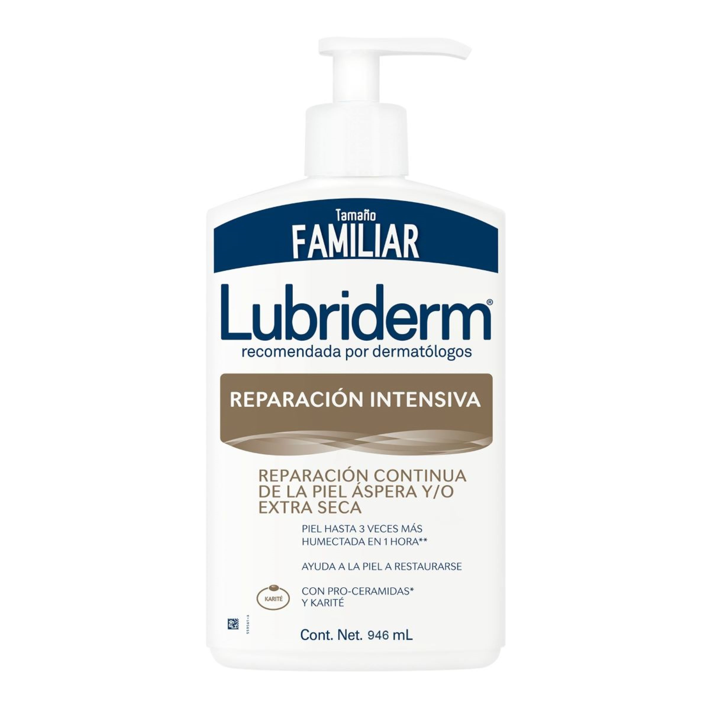 LUBRIDERM REPARACION INTENSIVA VALVULA 946 ML