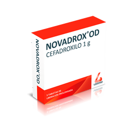 Novadrox OD Cefadroxilo 1g 5 tabletas — Laboratorios Legrand