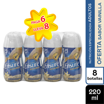 Ensure Advance vainilla 220ml x8 — Abbott