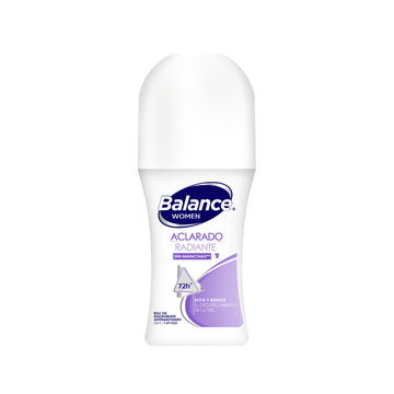 2 Desodorante Balance Roll-On Aclarado Radiante Mujer 50 ml c/u — Henkel