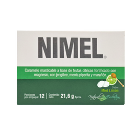 Nimel miel limón 12 tabletas masticables — Icom