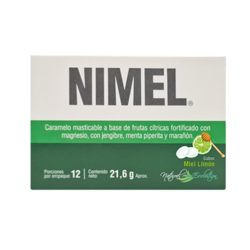 Nimel miel limón 12 tabletas masticables — Icom