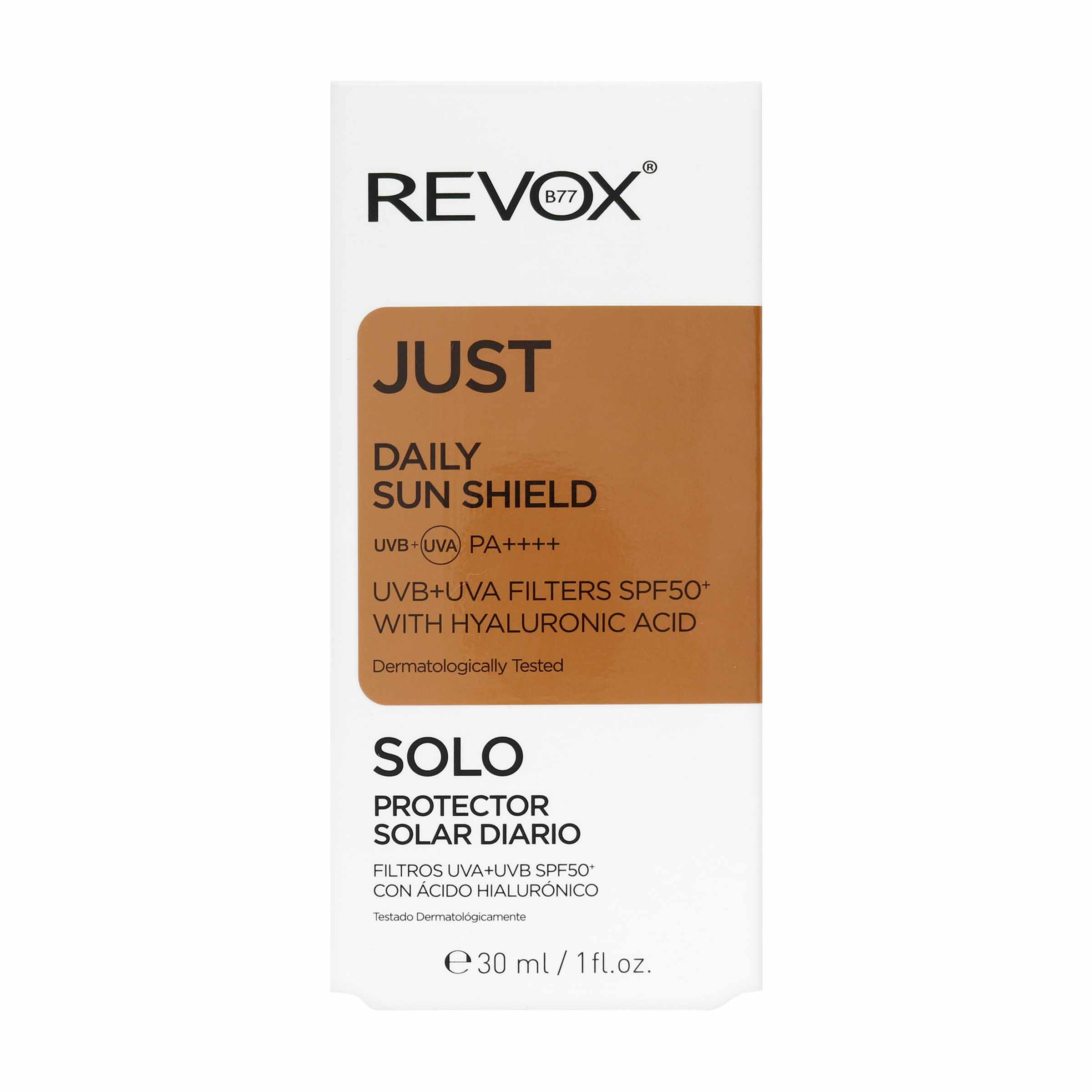 PROTECTOR SOLAR REVOX ACIDO HIALURONICO SPF50 30 ML