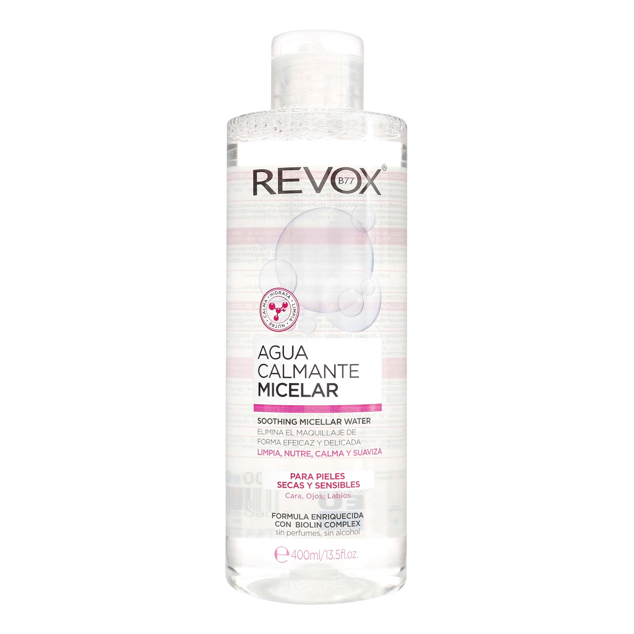 AGUA MICELAR REVOX CALMANTE 400 ML