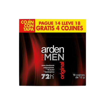 Desodorante Arden For Men Original crema antitranspirante 12g x18 sobres + minirollon 30ml — Prebel