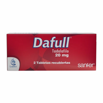 Dafull Tadalafilo 20mg 2 Tabletas — Labinco