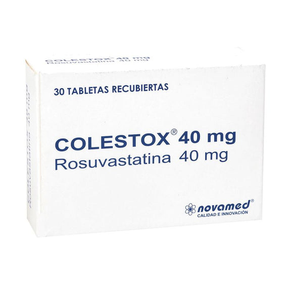 Colestox Rosuvastatina 40mg 30 tabletas — Novamed