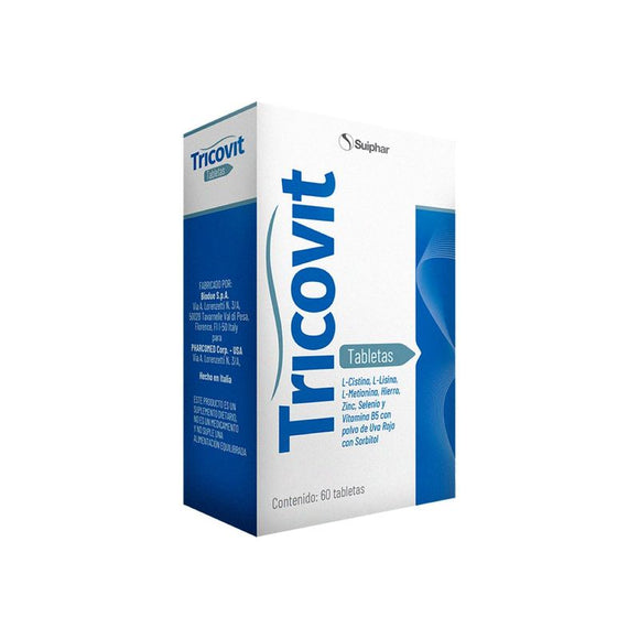 Tricovit vitaminas y biotina 60 tabletas — Colvenfar