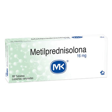 Metilprednisolona 16mg 10 tabletas — Tecnoquímicas MK
