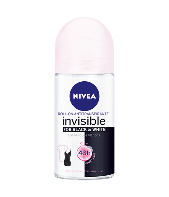 Nivea Men Invisible Black & White Roll-On 50 ml vista frontal Beiersdorf