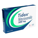 Tidax nitazoxanida 500mg 6 tabletas recubiertas — ICOM
