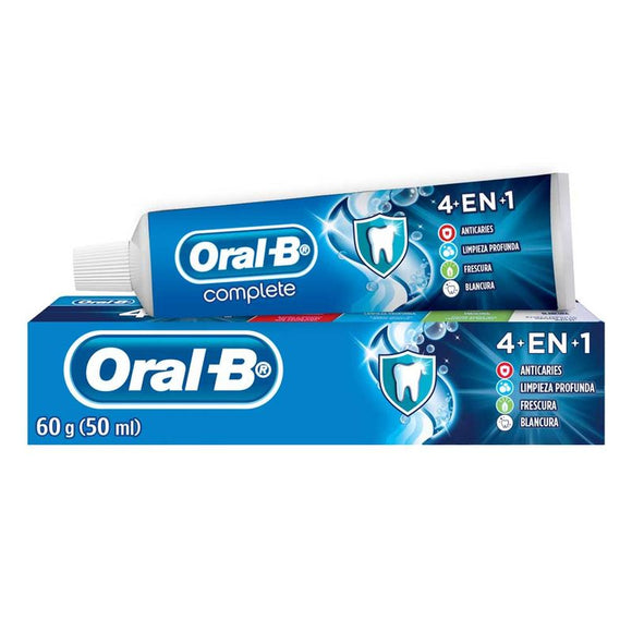 Crema Dental Oral-B Complete 4 en 1 x 50 ml