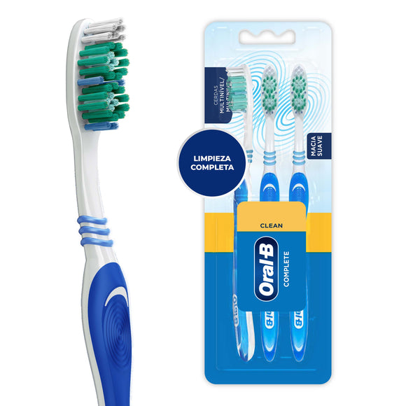 3 Cepillos Oral-B Complete 40 Suave Tripack — Procter & Gamble