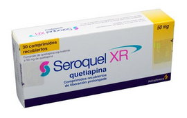 SEROQUEL XR (QUETIAPINA) 50 MG 30 TABLETAS (CCC)