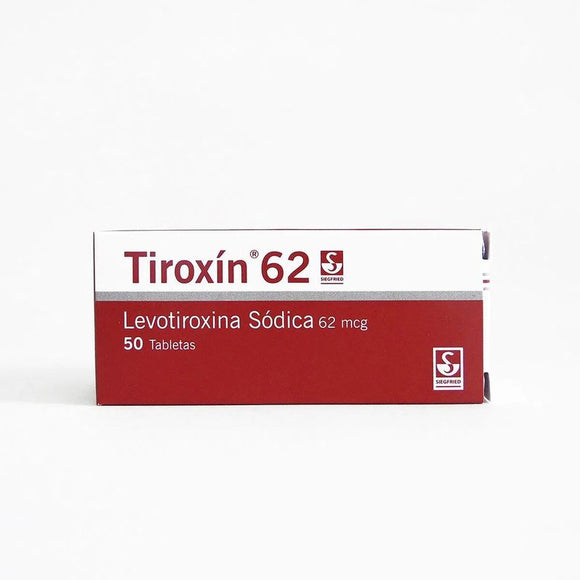 Tiroxin 62 mcg 50 Tabletas