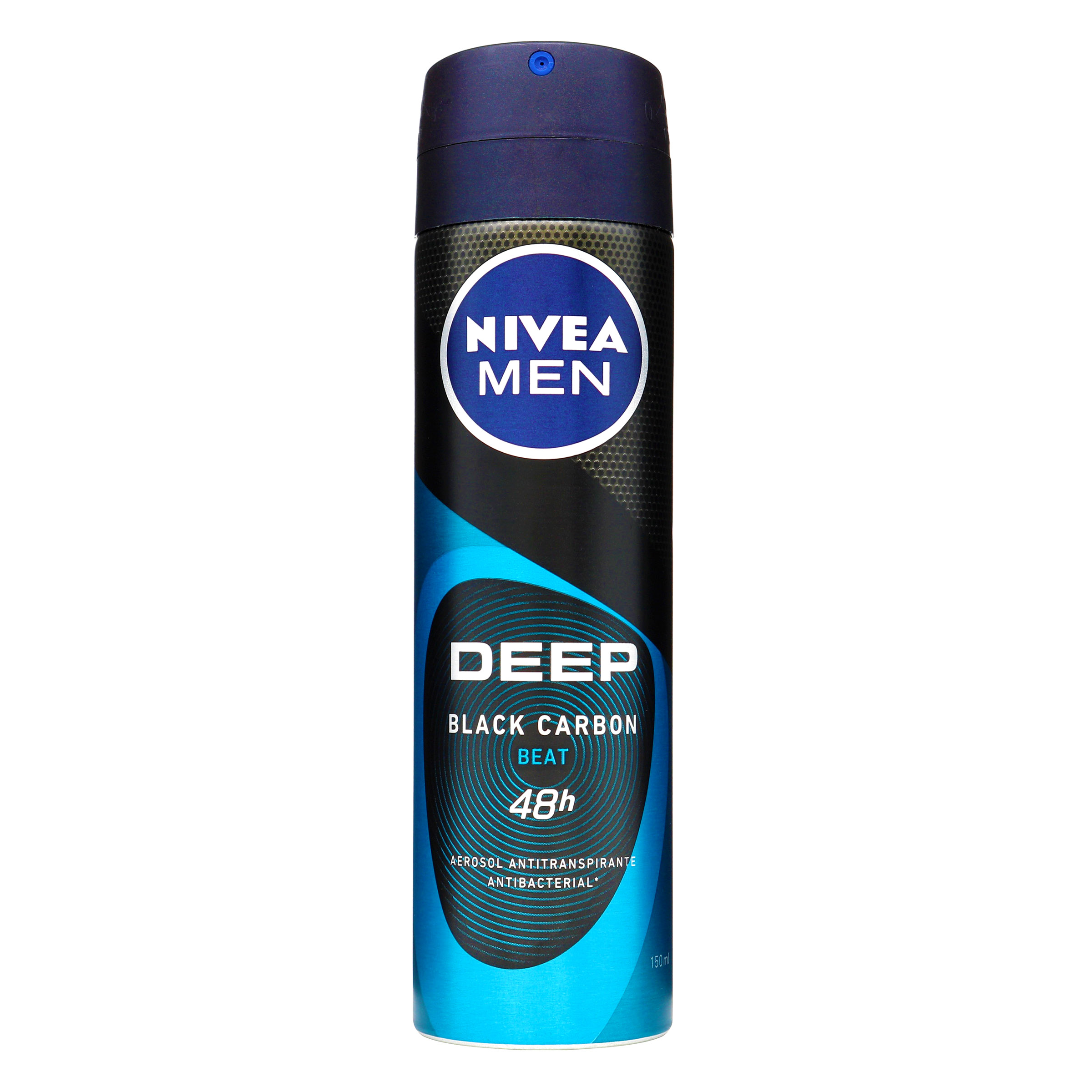 DESODORANTE NIVEA SPRAY DEEP BLACK CARBON BEAT 150 ML