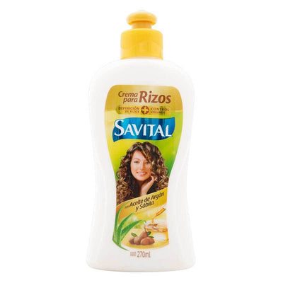 Crema para Peinar Savital Aceite de Argán y Sábila 270 ml